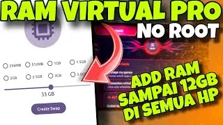 🔥 RAM VIRTUAL 12GB TANPA ROOT‼️ HP LEMOT JADI NGEBUT 🚀 ALL DEVICE SUPPORT 2025 🔥