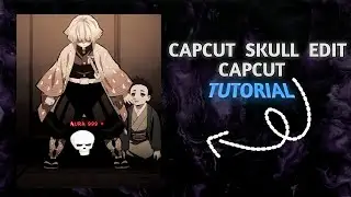 Capcut Skull Face Edit tutorial ☠️    - #capcut #skulledit #edit #tutorial#edittutorial#animeedit