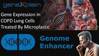 Gene Expression In COPD Lung Cells Treated By Microplastic Using Genome Enhancer