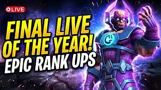Final MCOC LIVE Stream of the Year! Epic Gameplay & Exclusive rank ups!