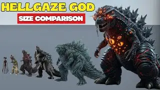 Hallgaze Godzilla The Real Size of All Monsterverse 3D Comparison