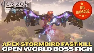 Horizon Forbidden West &mdash; Apex Stormbird Fast Kill No Damage | Open World Boss Fight (Very Hard Mode)