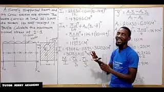 Bending Stresses in Beams with Hollow Section - Problem 23 | Strength of Materials | Beam Analysis