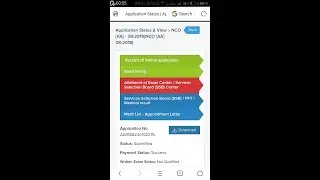 How to check indian navy AA & SSR result