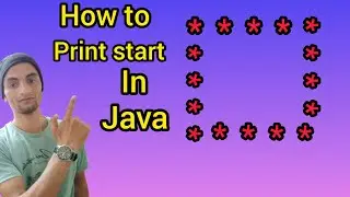 How print pattern program in Java
