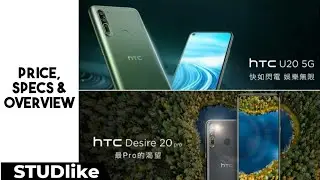 HTC Desire 20 Pro and HTC U20 5G Price, Official Look, Camera, Specifications, 6GB RAM, Features