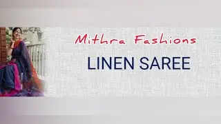 New Digital Print Linen Sarees With Zari Border 🌹🌹🌹