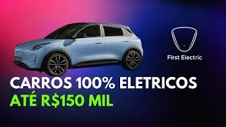 4 OPÇÕES DE CARROS 100 ELÉTRICOS ABAIXO DE 150 MIL REAIS