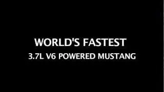 CFM Performance World's Fastest and First 10 Second 3.7L V6 Mustang