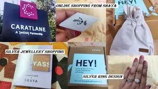 My First Online Shopping from Shaaya🛍️ | Silver Jewelry Review👌| Trendy Rings with Weight & Price💍❤️