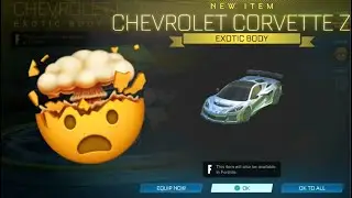 HOW TO CLAIM *FREE* CORVETTE CAR IN ROCKET LEAGUE!