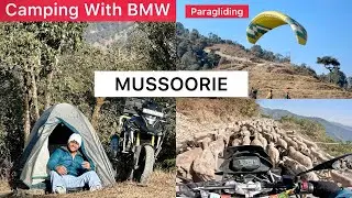 Solo Camping in Mussoorie with BMW 🏕️ | Unreal Views! 