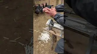 Hand-Crank Tool Slices Radish Fast and Clean