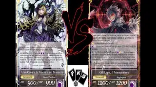 [Force of Will Gameplay-Alice Cluster]Dark Alice vs Gill Lapis BATTLE FOR ATTORACTIA Test