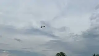 Hangar 9 Carbon Cub - Maiden flight with Hobbyeagle Super 4 stabilization