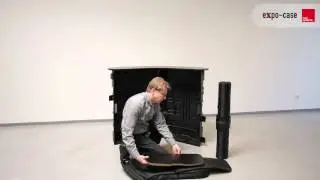 Aufbauvideo eines expo-case