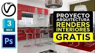 3ds Max Proyecto Arquitectura Interior 31 Vray Iluminacion prueba errores geometrias