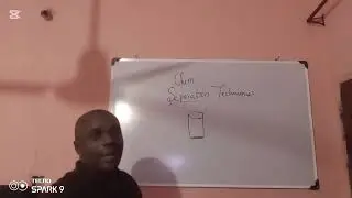 Decantation separation technique in Chemistry 