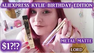 ALIEXPRESS KYLIE BIRTHDAY EDITION METAL MATTE LIQUID LIPSTICK - LORD