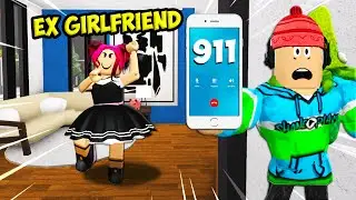 My EX GIRLFRIEND Broke Into My New House! I Called The Cops! (Roblox Bloxburg Story)