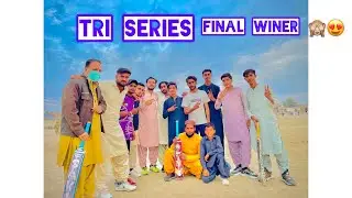Chak De phate 🏏💫 Tri series Final!!😍 Won /  Zahid Meraj Vlog #Zahidmeraj #cricket