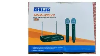 AHUJA WIRLESS MIC UNBOXING AWM-495V2