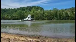 Virginia Point Park-West Virginia-Tug on the Big Sandy river