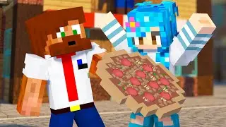 Bygger pizzeria med Emma - Bedrock SMP #44