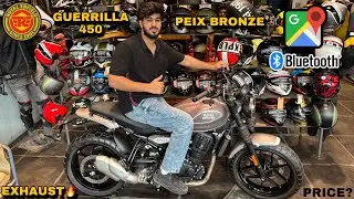 🔥 2025 Peix Bronze Guerrilla 450 &ndash; Best Royal Enfield Colour? Exhaust Sound + Price! | #MxK