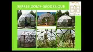 serre dome geodesique