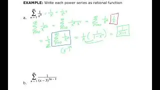 MATH&153 Section 6.2 - Properties of Power Series