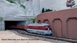 Fahrvideo zum Start ins Wochenende DDR in 1:87 H0 Modellbahn #h0 #train #moba #landschaftsbau