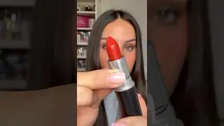 MAC CHILLI LIPSTICK TRY ON #viralmakeup #makeup #lipstickjunkie #lipswatches #redlipstick