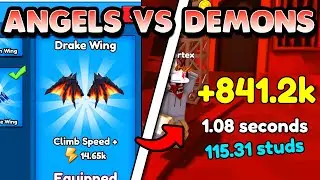 FASTEST Strategy to Beat Angels vs Demons Event in Climb and Jump Tower