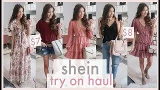 huge shein try on haul 2019 | TRANSITIONAL FALL OUTFIT IDEAS | affordable clothing haul