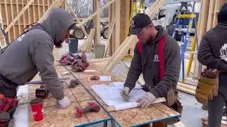 2022 Construction Time-Lapse of a Custom Home Addition in Solina, Ontario | Andelwood Homes