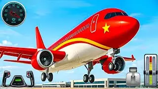 Real Flight Aeroplane City Pilot 3D - Plane Boing Emergency Landing Game - Android Gameplay