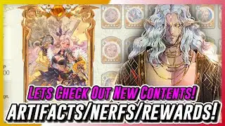 Exos Heroes - Lets Check Out New Update Contents! Heroes Nerfed! Grindable Dungeons! Artifact Summon