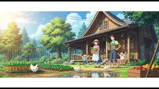 A Quiet Life in the Cozy Village 🌧️ | Slow Living & Gentle Rain