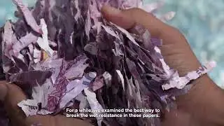 Circular economy and the solution for waste currency paper