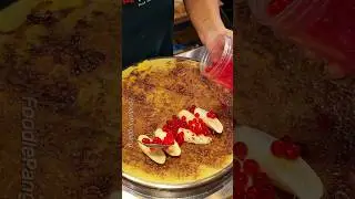 Банановый блинчик с Нутеллой | Тайская уличная еда