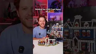 Day 4 of building the LEGO creel house from stranger things! #LEGO #strangerthings5