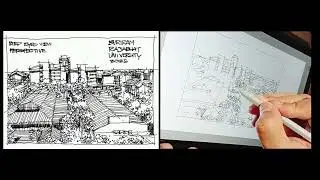 Bird eye view, Perspective Sketching | DNIL
