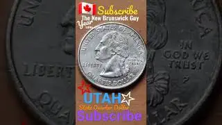 1806-2007 P 🇺🇸 Utah State Quarter Dollar Coin.