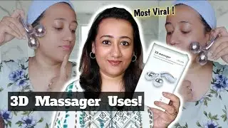 3D Massager Review & Uses In Hindi - Remove Double Chin, Face & Body Shaping & Tightening Easily!
