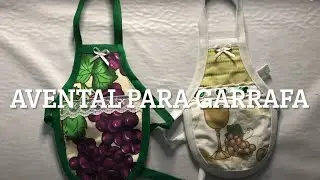 Avental para Garrafa em Tecido