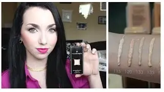 Illamasqua Rich Liquid Foundation 115 FIRST IMPRESSION! | thataylaa