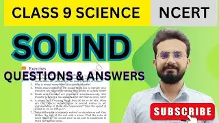 Chapter 12 Sound  | Class 9 Science NCERT solutions | The Study Adda | Explanation | Bilingual