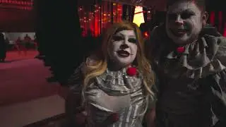Detrás  de camaras  de la filmación del vampiro .  De el PULPO ALFREDO Y SUS TECLADOS . 