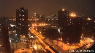 Winter Storm Juno in New York City